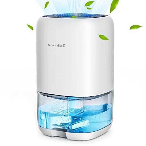 CONOPU Dehumidifier 1000ml, Dehumidifiers for Home, Auto Off&Coloured LED Light, Peltier Technology Update, Portable and Ultra Quiet, Dehumidifiers for Drying Clothes, Bedroom, Bathroom, Wardrobe