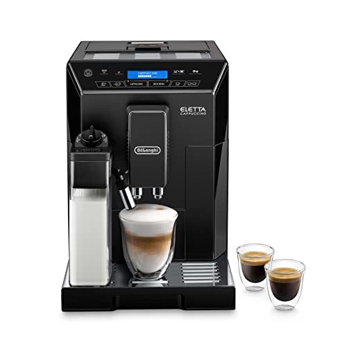 De’Longhi Eletta, Fully Automatic Bean to Cup Coffee Machine, Cappuccino and Espresso Maker, ECAM 44.660.B, 2 liters