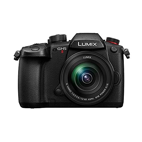 Panasonic LUMIX GH5M2 Mirrorless Camera with wireless live streaming and a LEICA 12-60mm F2.8-4.0 lens – Black