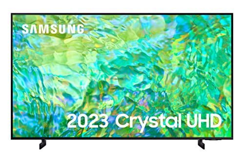 Samsung 55 Inch CU8000 4K UHD Smart TV (2023) – Crystal 4K HDR TV With Alexa Built-In & Gaming Hub, Dynamic Crystal Colour, Object Tracking Sound & HDR Powered By HDR10+, Video Call Apps