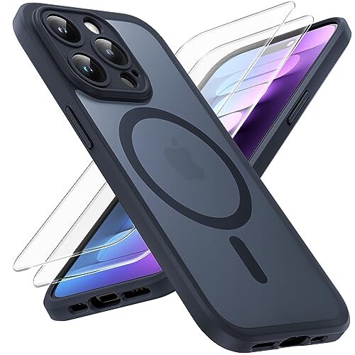 TOCOL 3 in 1 Magnetic for iPhone 15 Pro Max Case